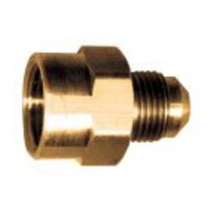 Female Flare to Male Flare Brass Adapter